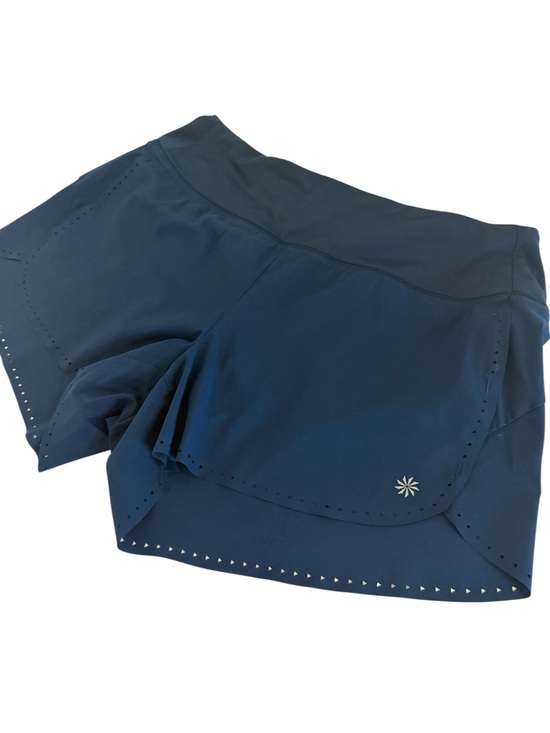 Athleta Pants - Athleta Navy Laser-Cut Running Short
